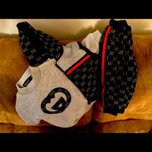 Boys Gucci 3pcs sweater/vest/joggers